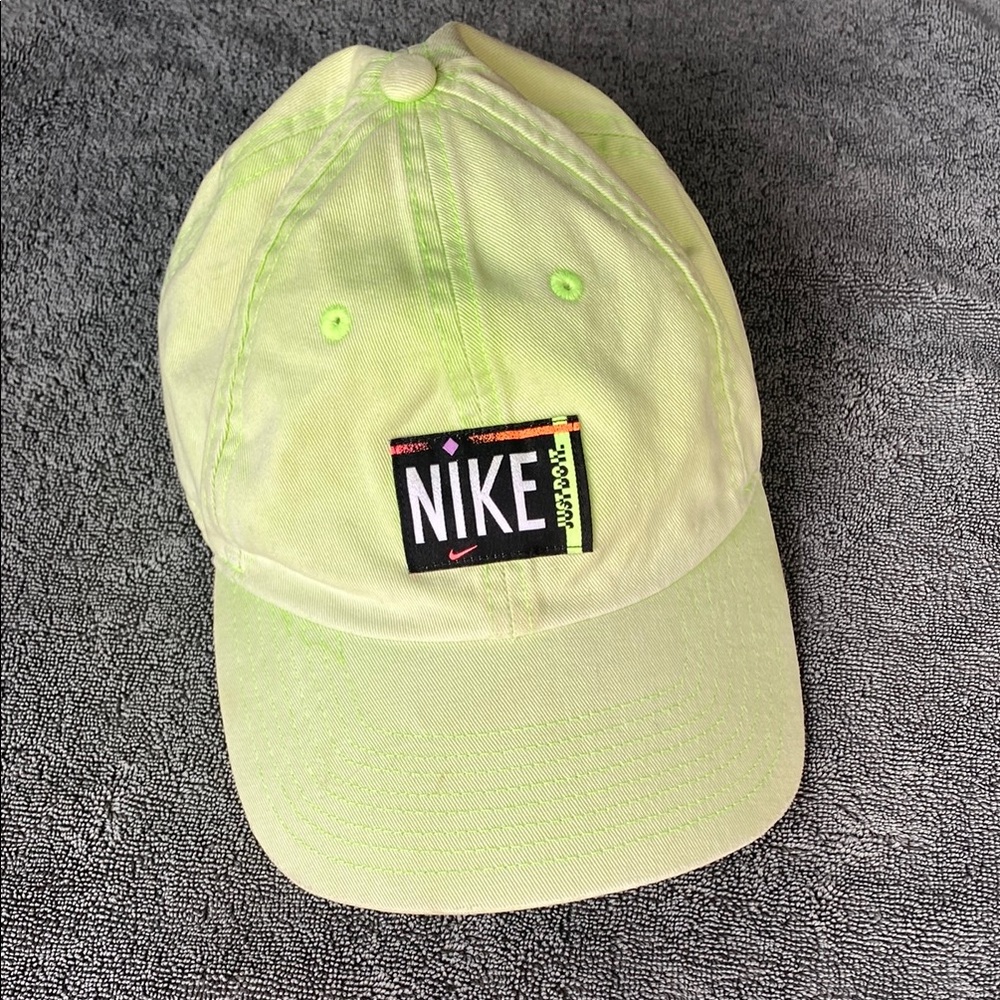 Nike Neon Green Baseball Hat
